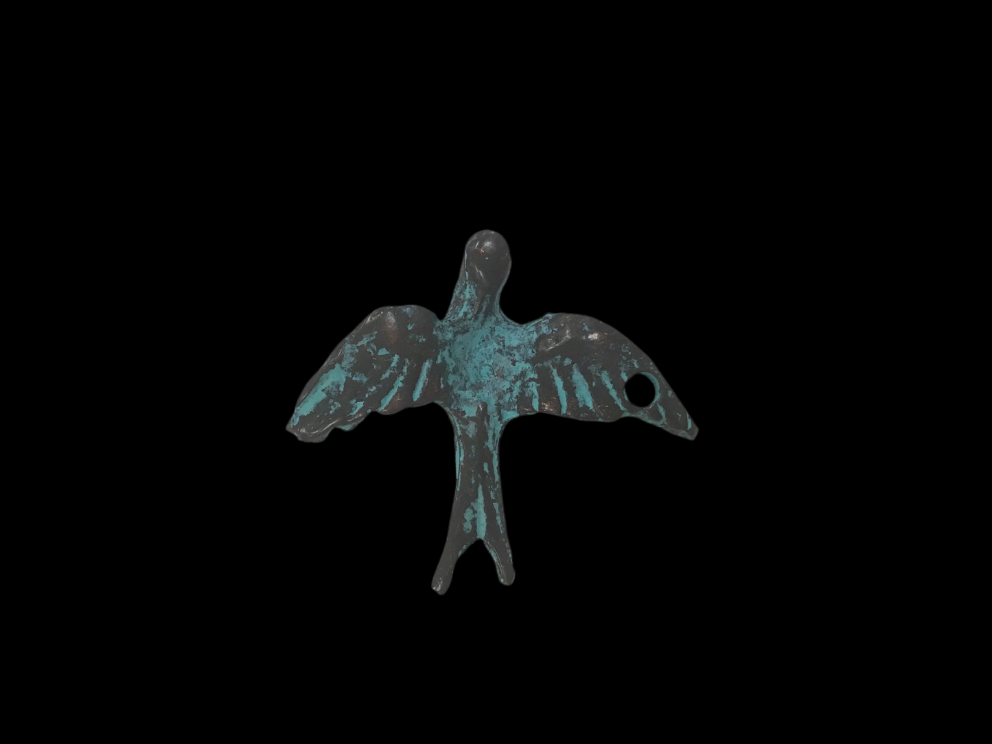 Copper Plated Patina Flying Dove