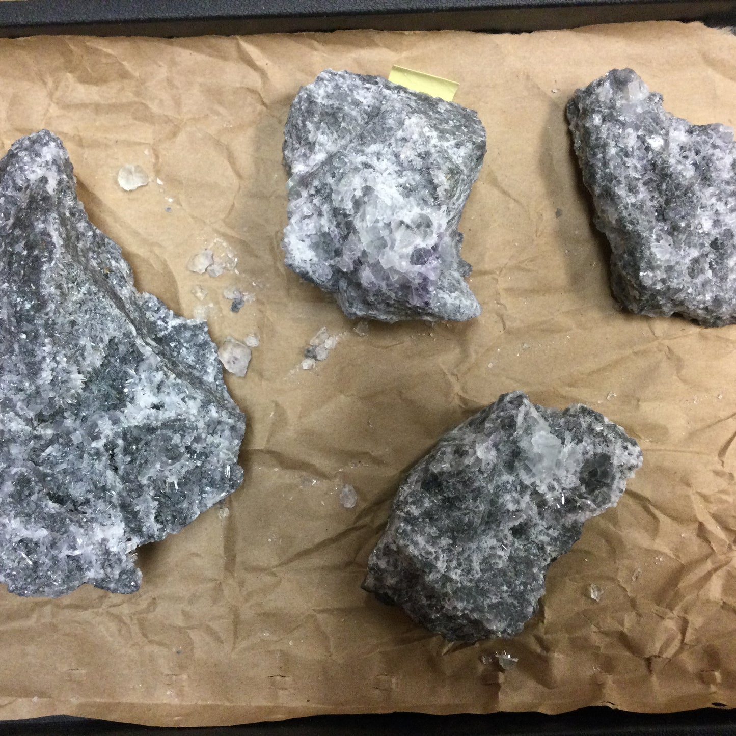 Growing Fluorite Quartz