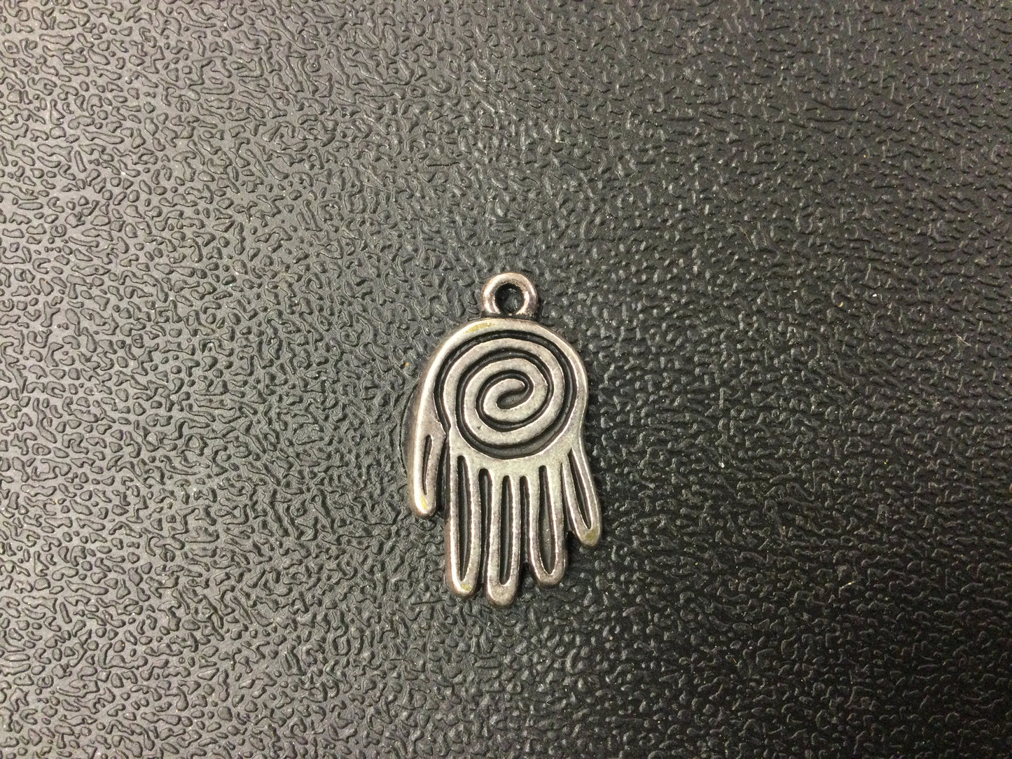 Hamsa Hand (Spiral Palm) Charm Pendant