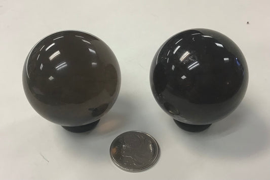 Dark Smoky Quartz Sphere, 1 3/4”