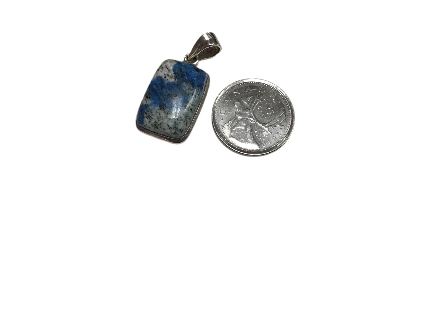 K2 stone pendant, almost rectangle