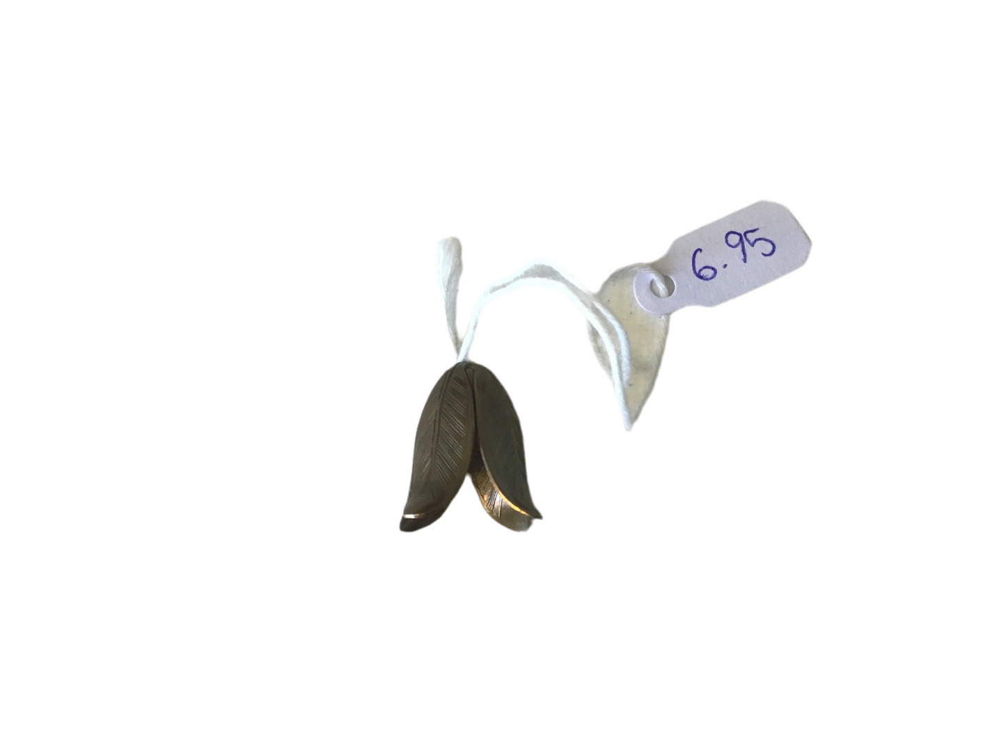 Brass 4 Leaves Jewelry Spacer
