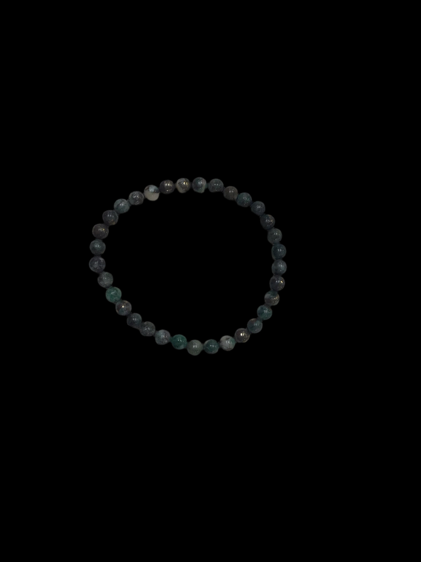 6mm Green Pyrite Bracelet