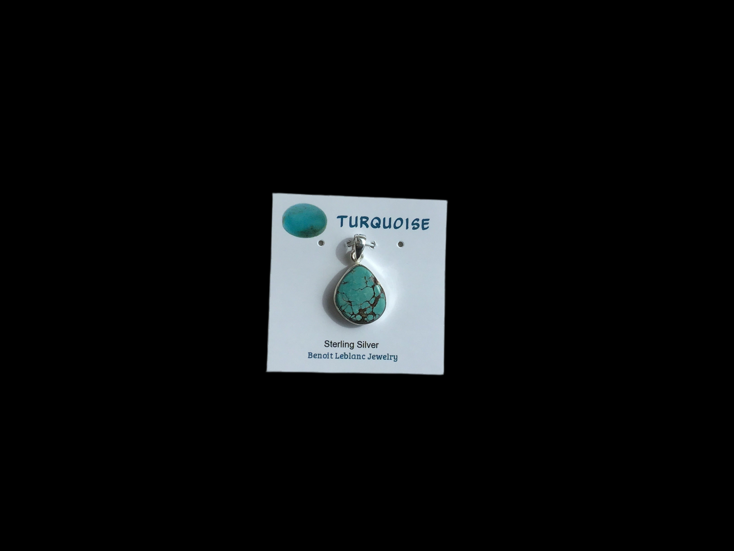 Turquoise asymmetrical Pendant