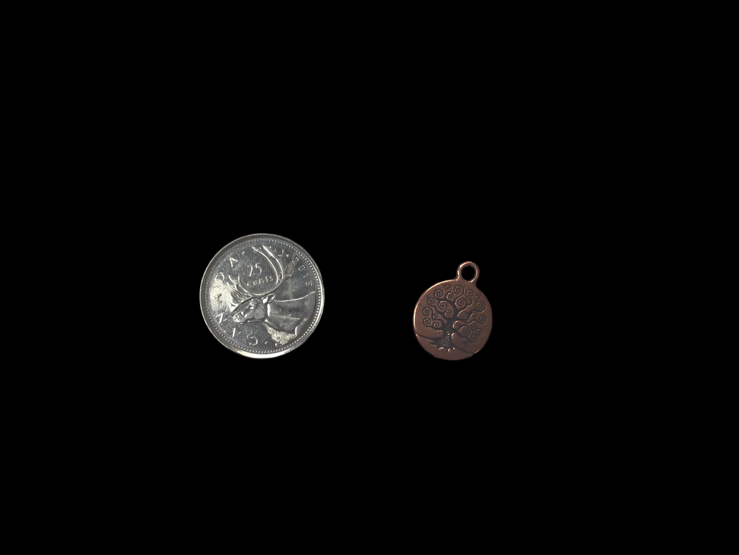 Antique Copper Plated Tree of Life Charm