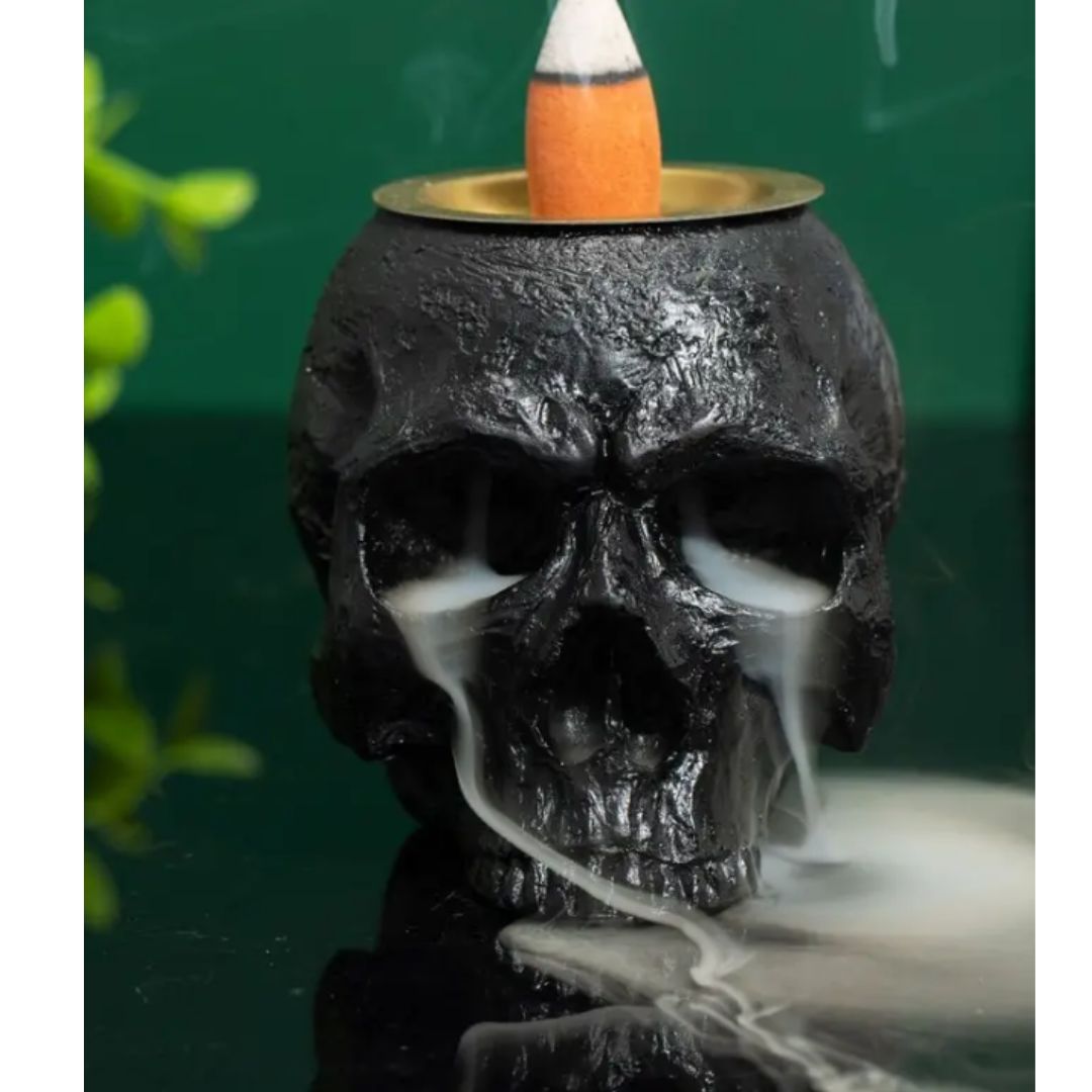Skull Backflow Incense Burner