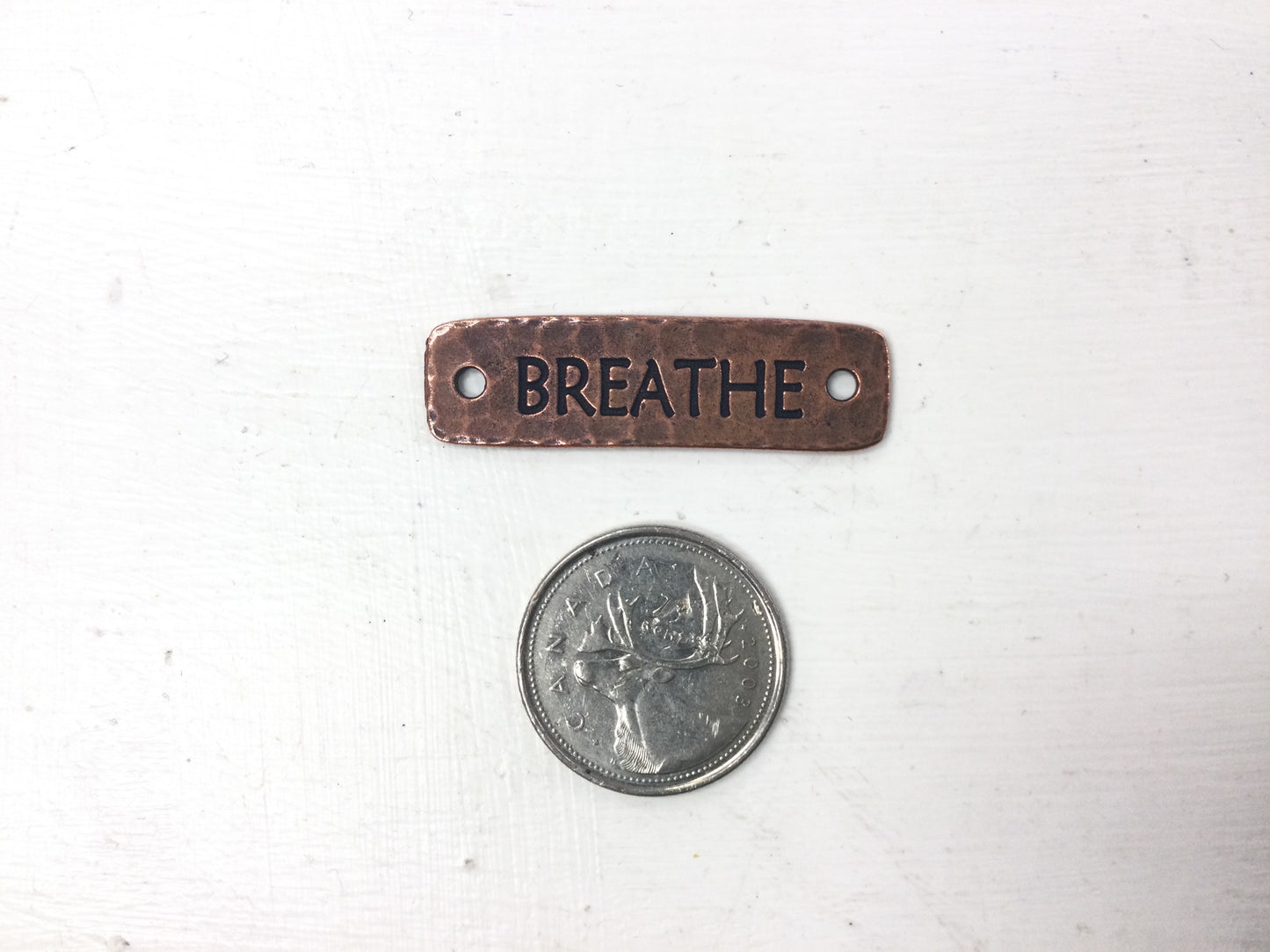 Antique Copper (plated) “Breathe” Link
