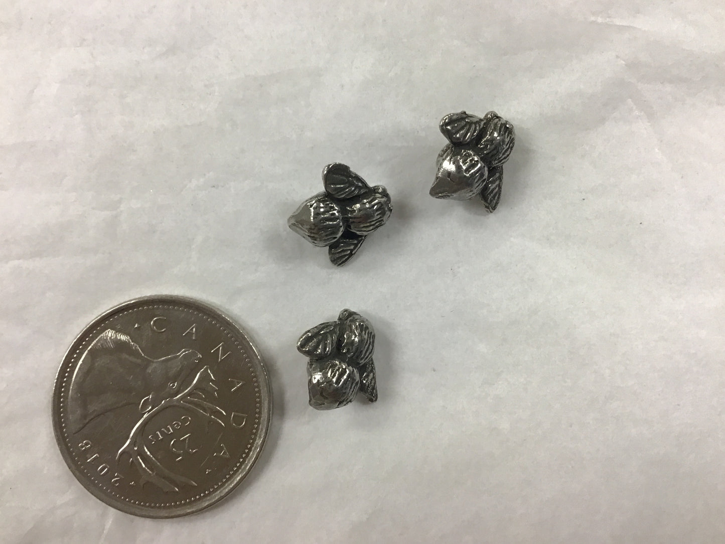 Pewter Bee Charm