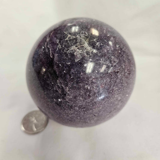 Lepidolite Sphere