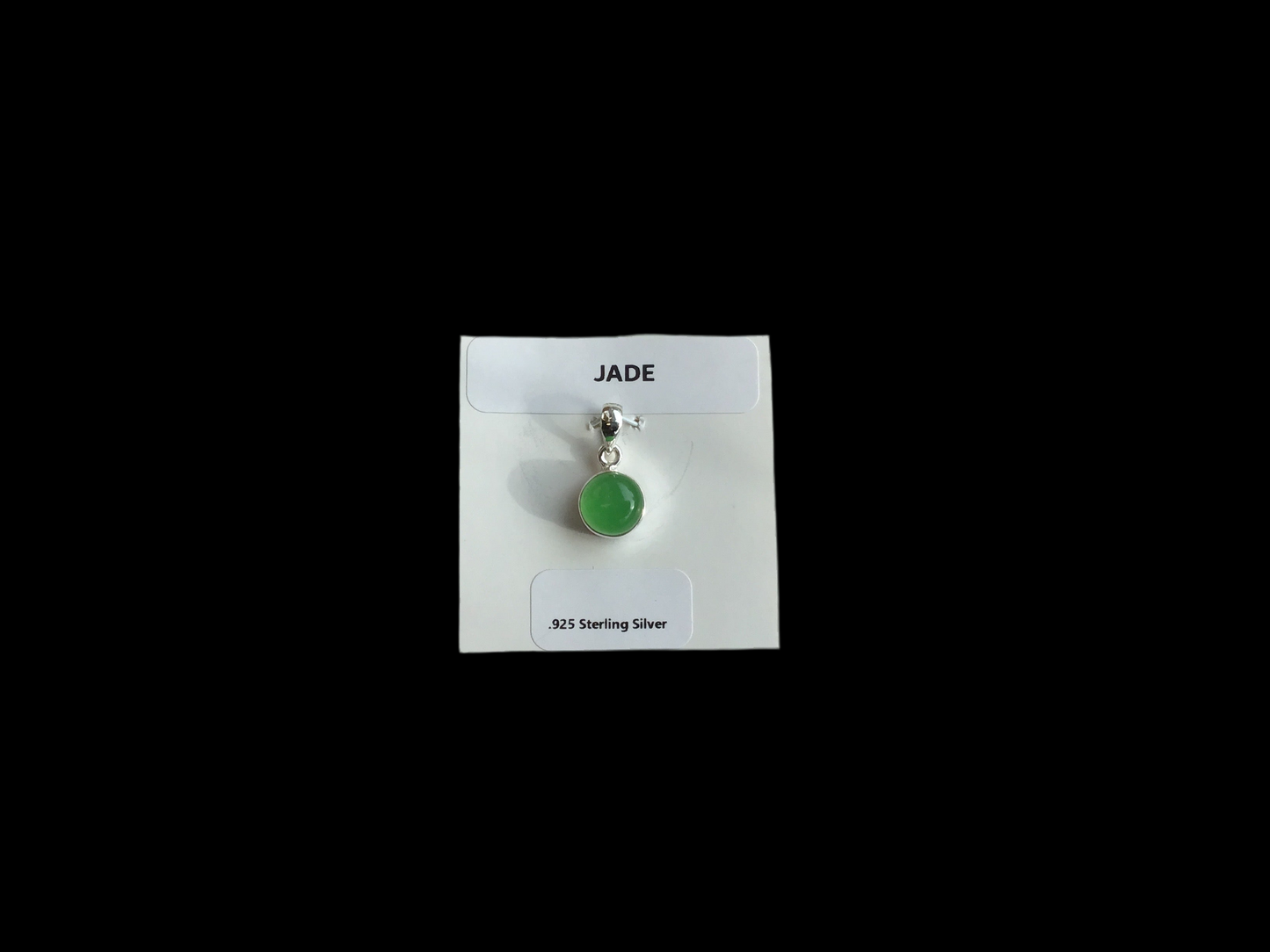 Circle Jade Pendant