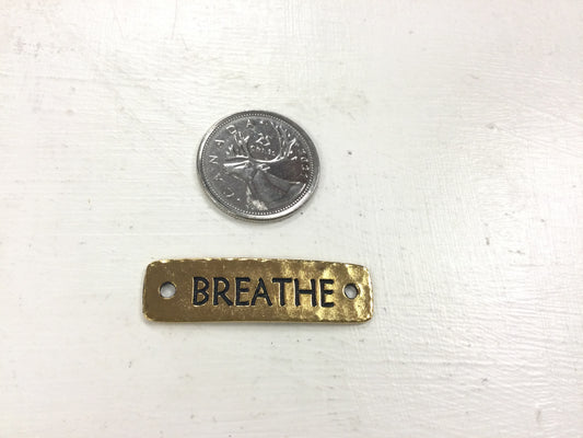 Gold Plated “Breathe” Link