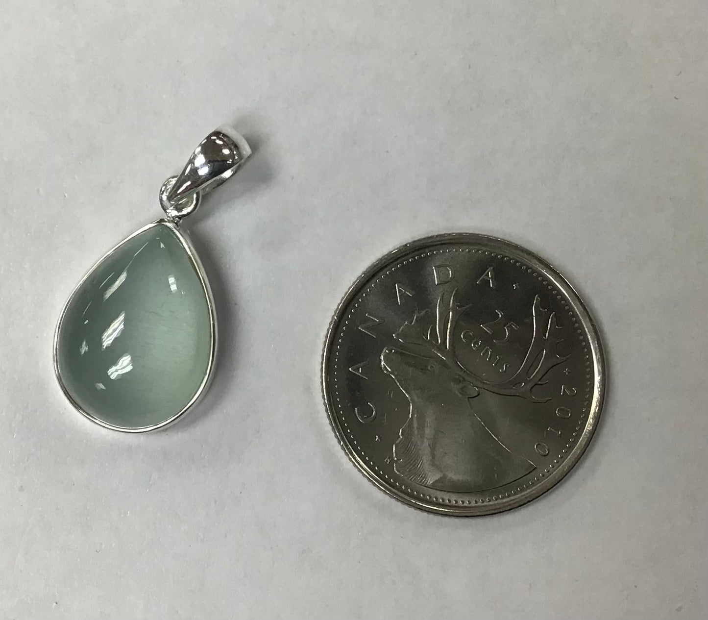 Teardrop Aquamarine Pendant