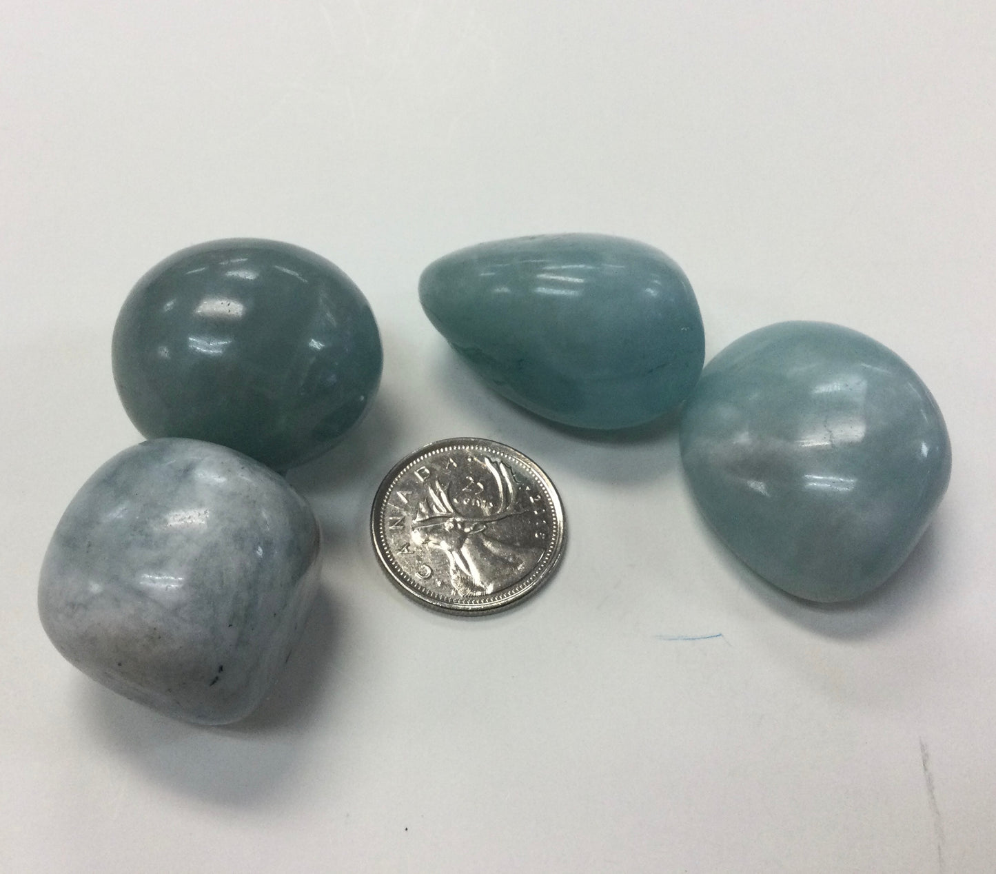 High Grade Tumbled Aquamarine