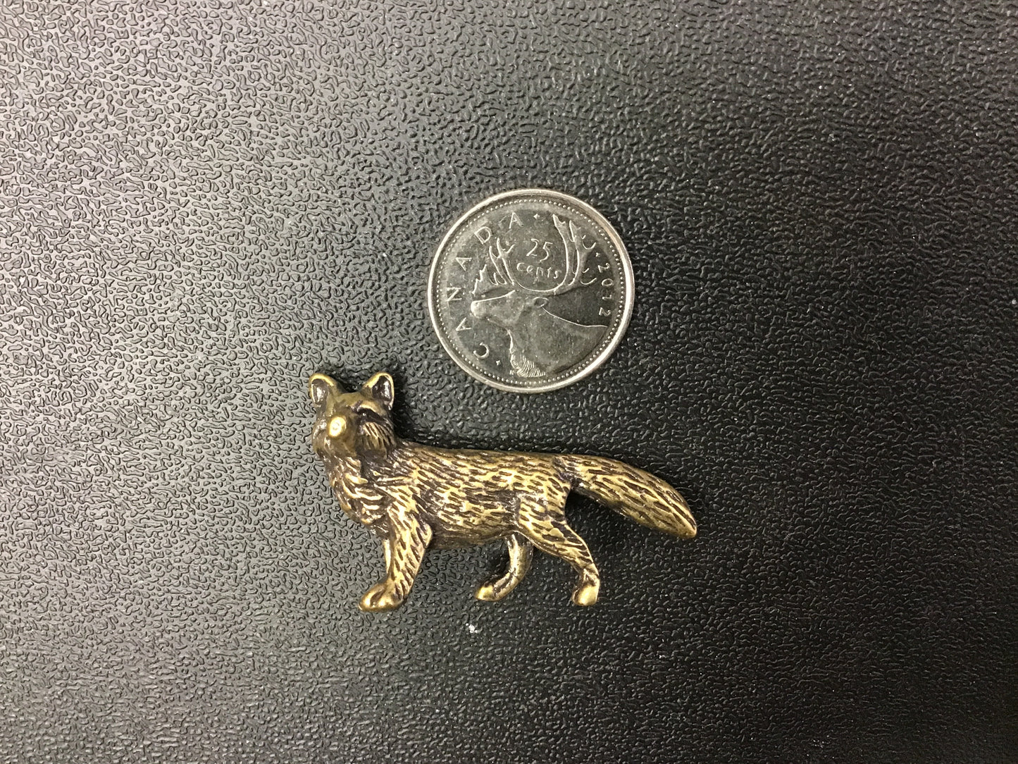 Brass Fox Zen Garden Figurine