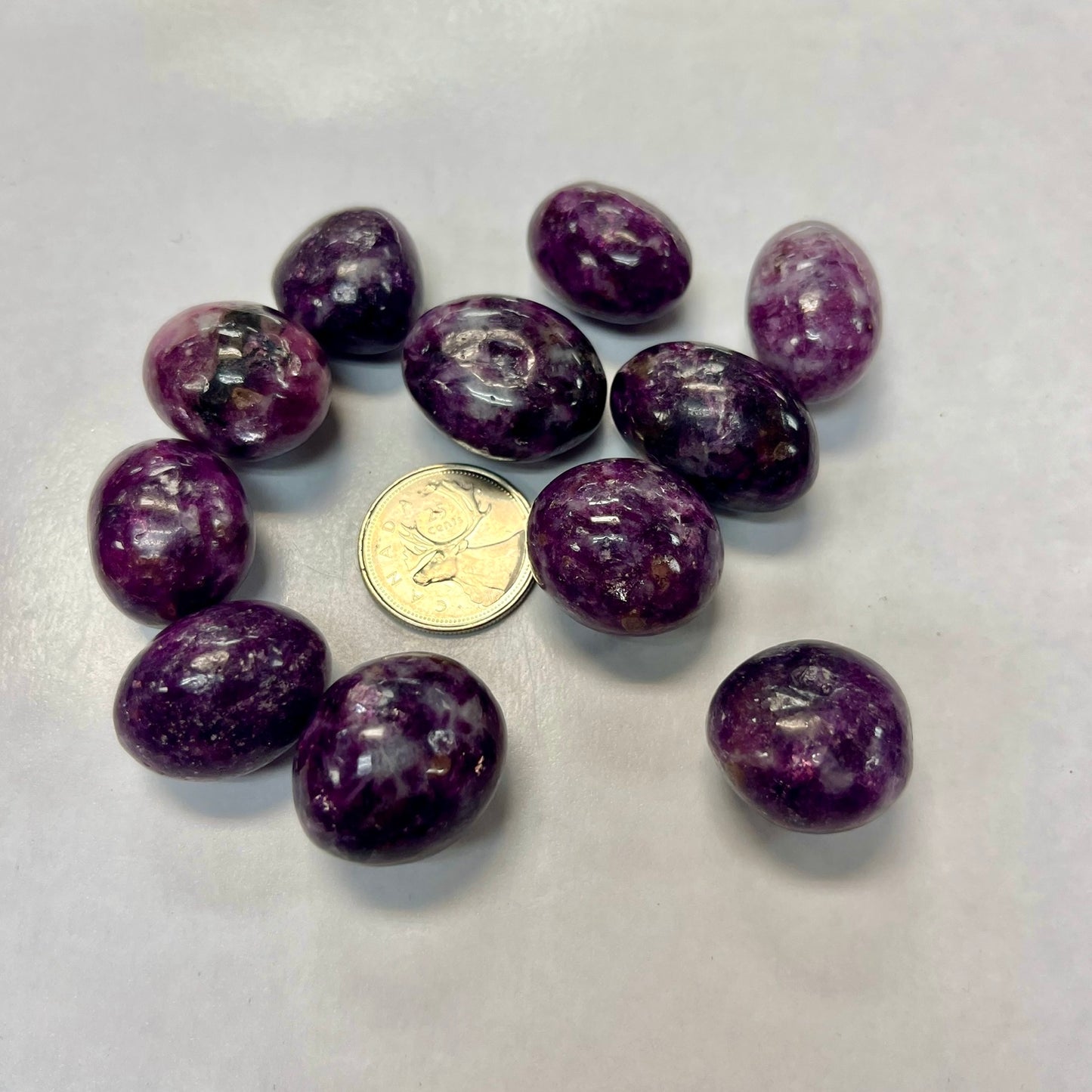 Large High Quality Tumbled Lepidolite