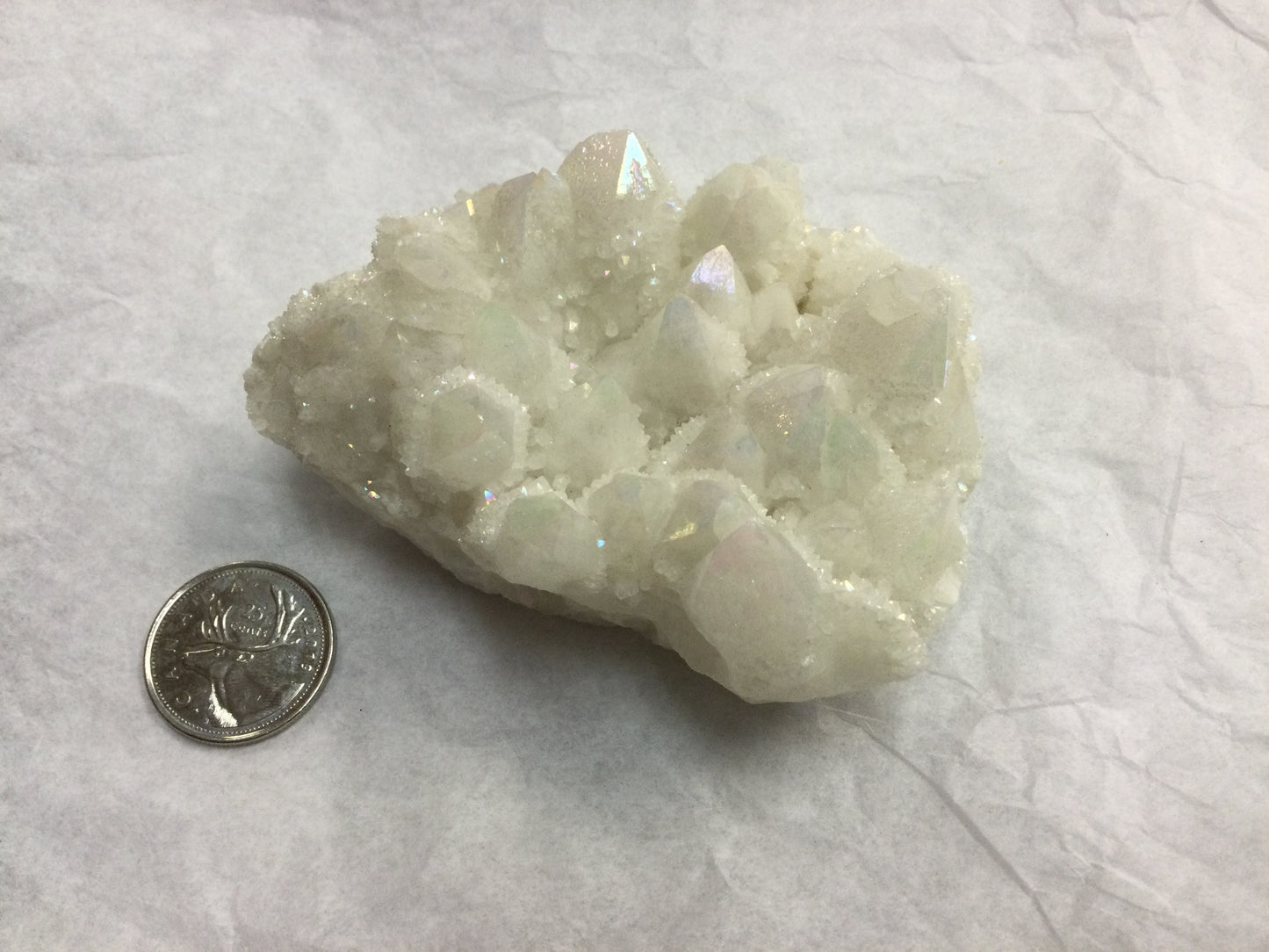 White Angel Aura Quartz