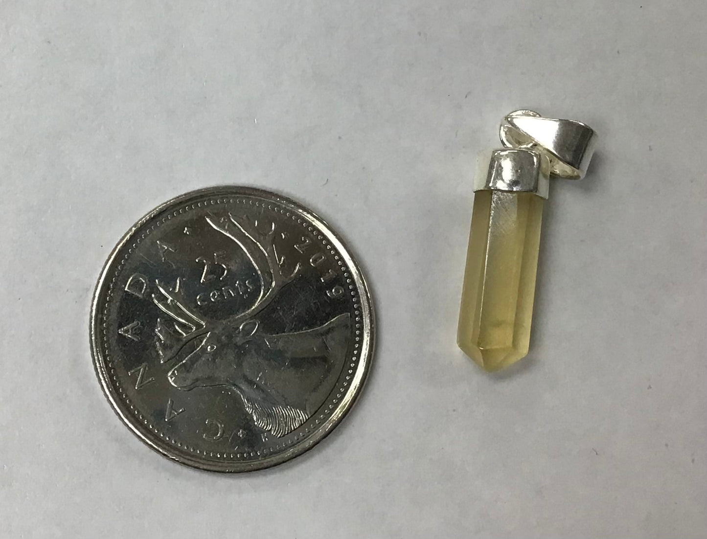 Citrine Point Pendant