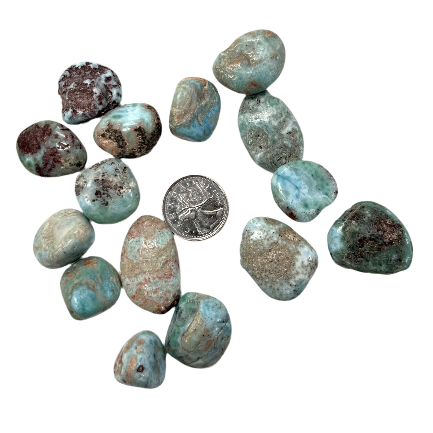 Semi-Tumbled Larimar