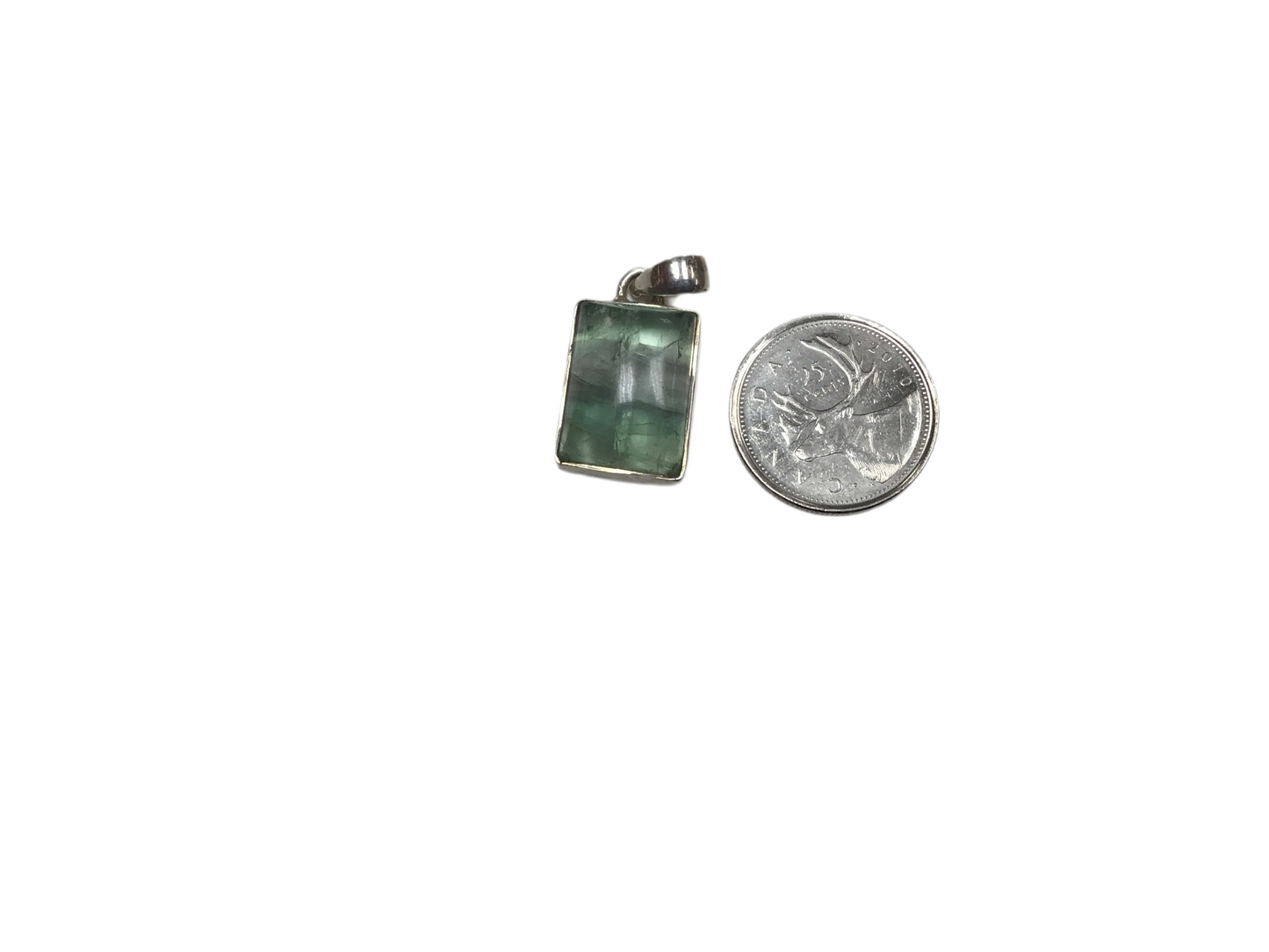 Small fluorite pendant