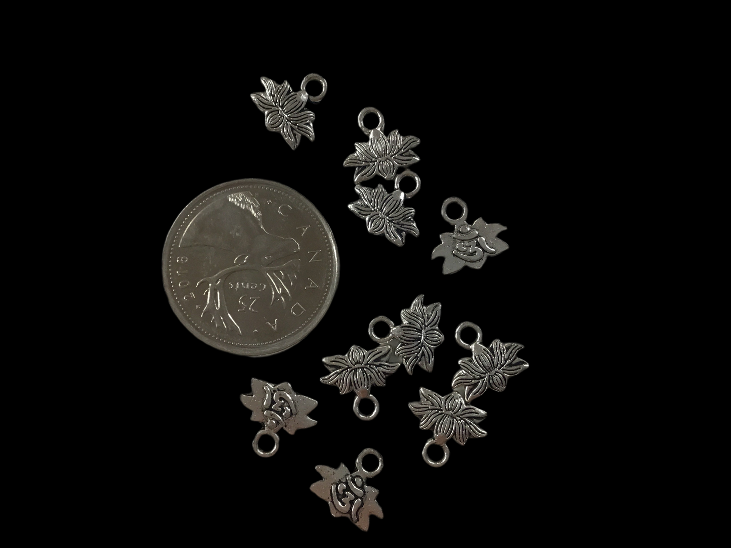 Tiny Reversible Ohm/Lotus Charm