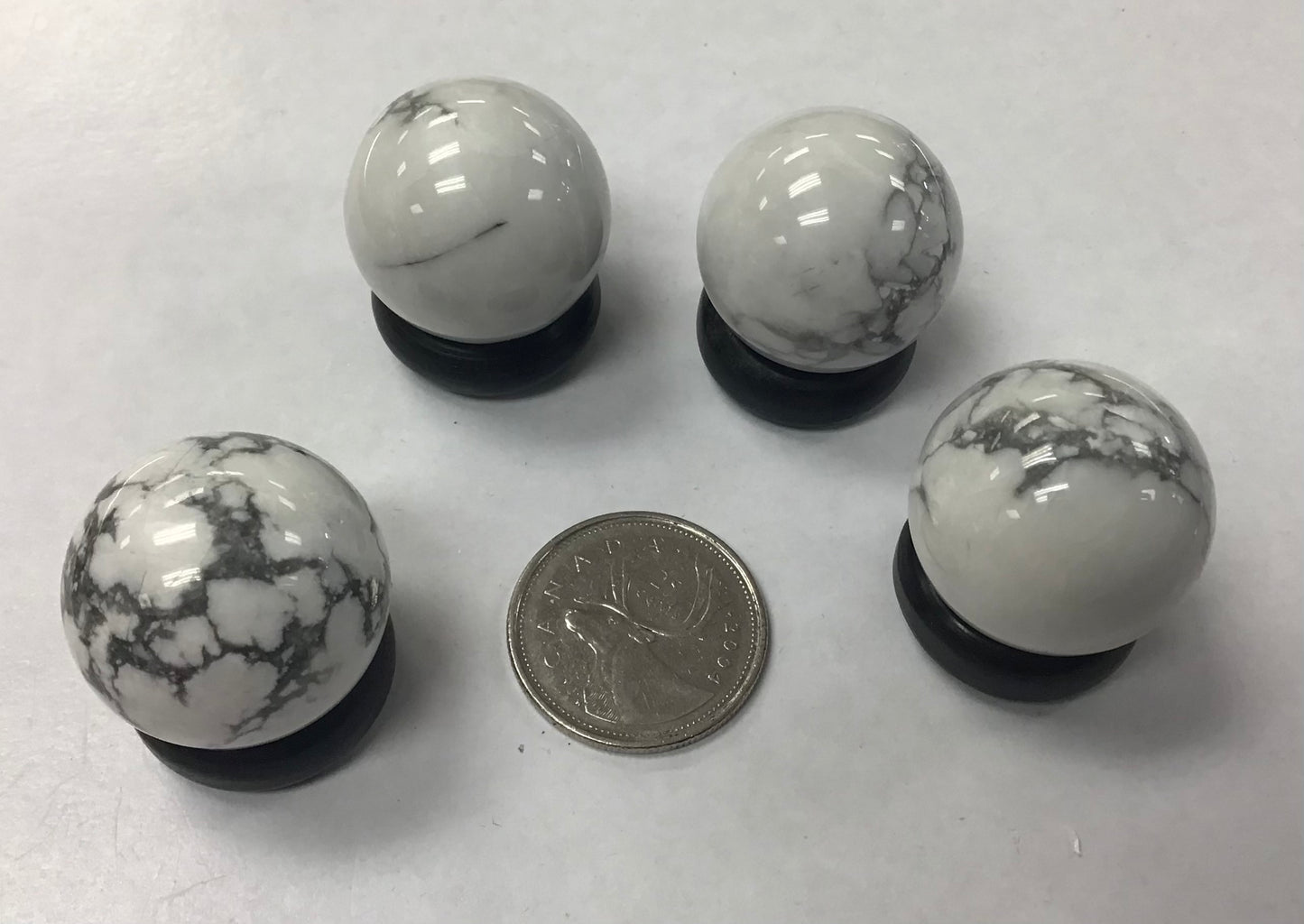 Howlite Spheres, 1”