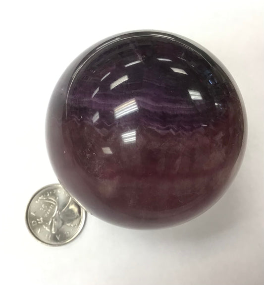 Purple Fluorite Sphere