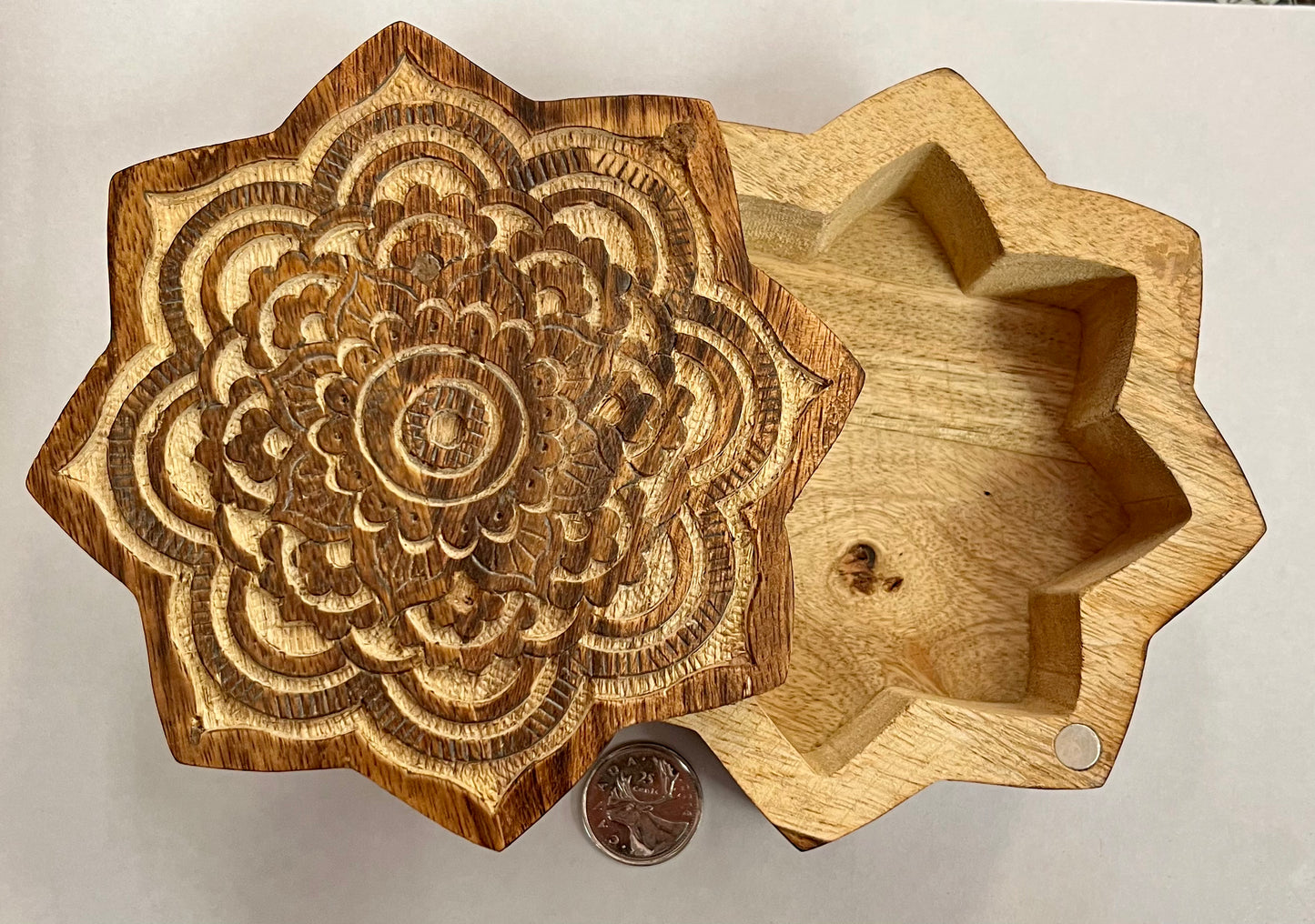 Mango Wood Swivel Boxes