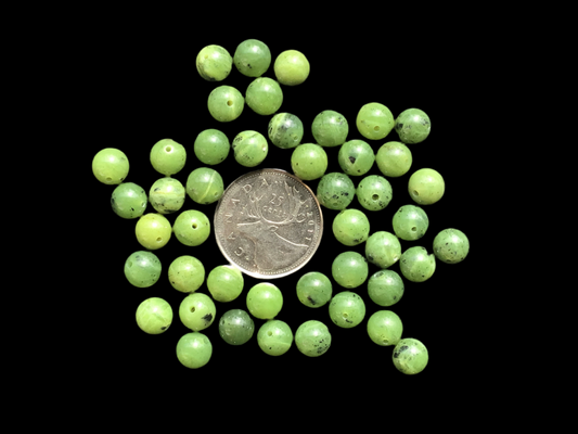 Canadian Jade Loose Round Bead