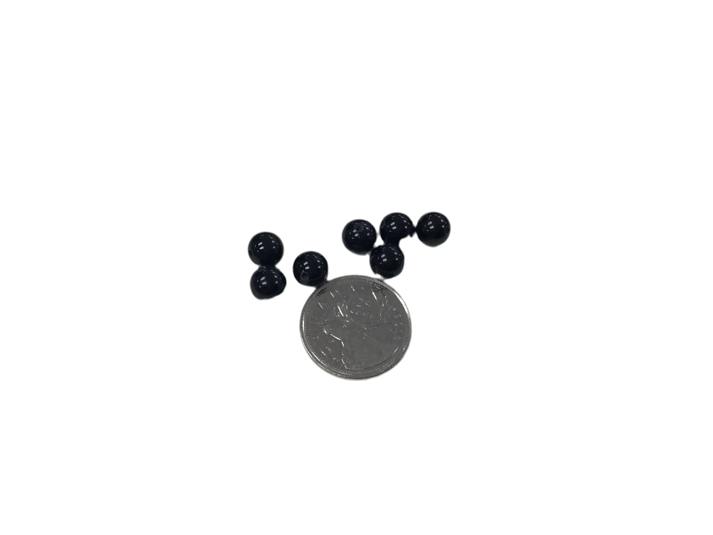8mm Black Obsidian Beads