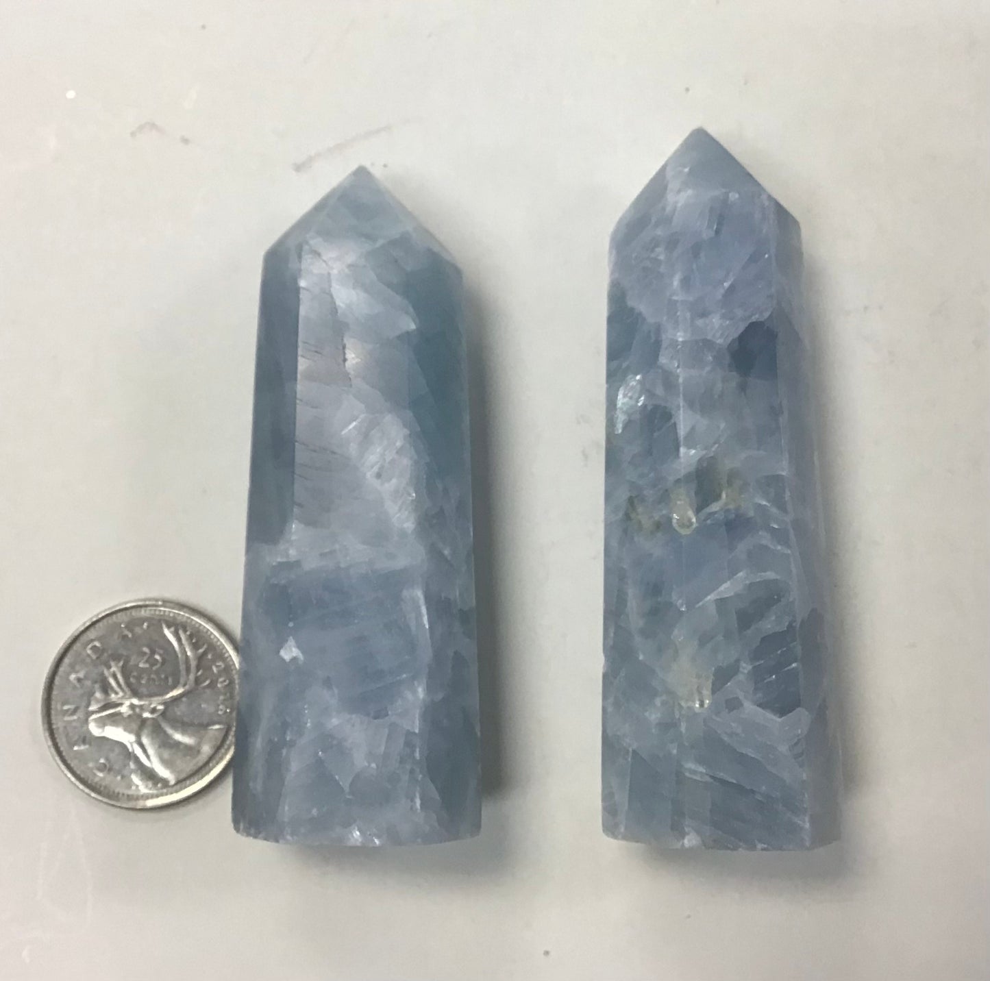 Blue Calcite Point