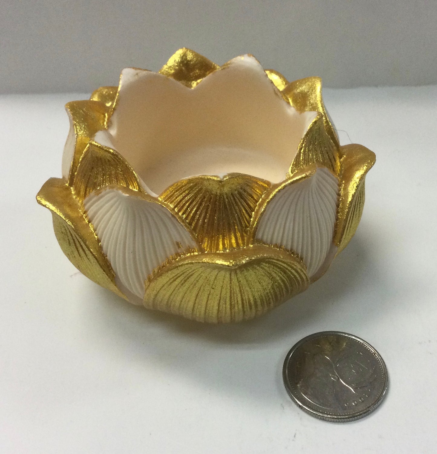 Tagua Nut Lotus Holder