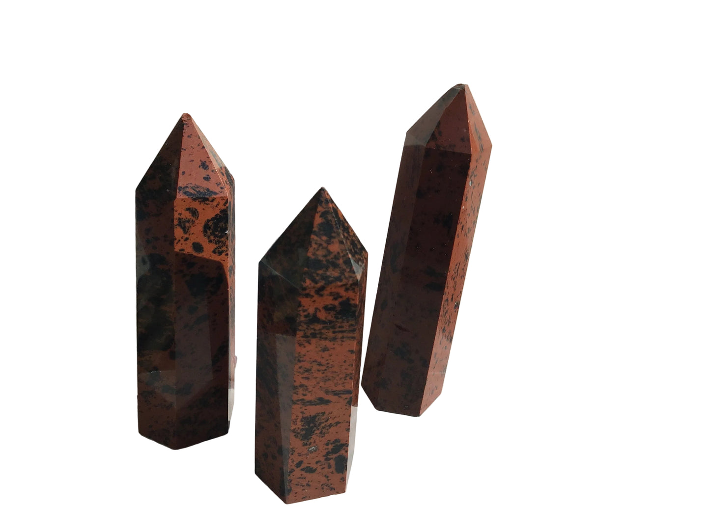Mahogany obsidian points