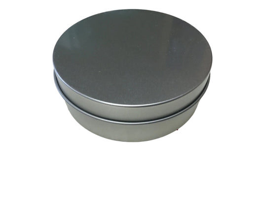Screw-Top Metal Tins - 2 oz, Shallow