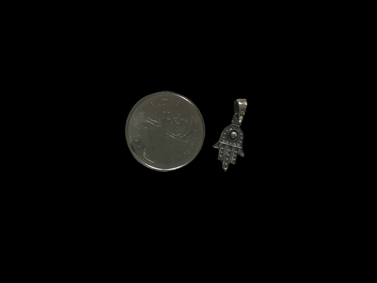 Fatima Hand Silver Pendant