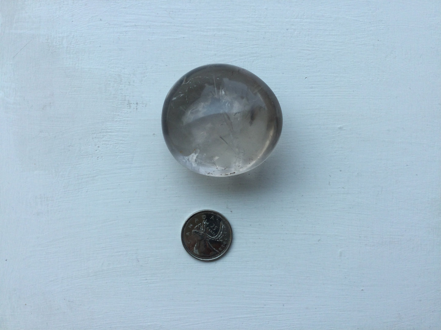 Smoky Quartz Palm Stone