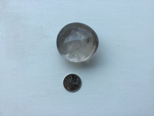 Smoky Quartz Palm Stone