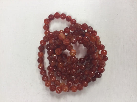 Red Sardonyx 8mm Bracelet