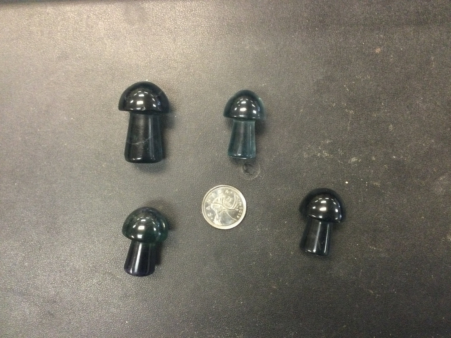 Fluorite Mushroom Carvings