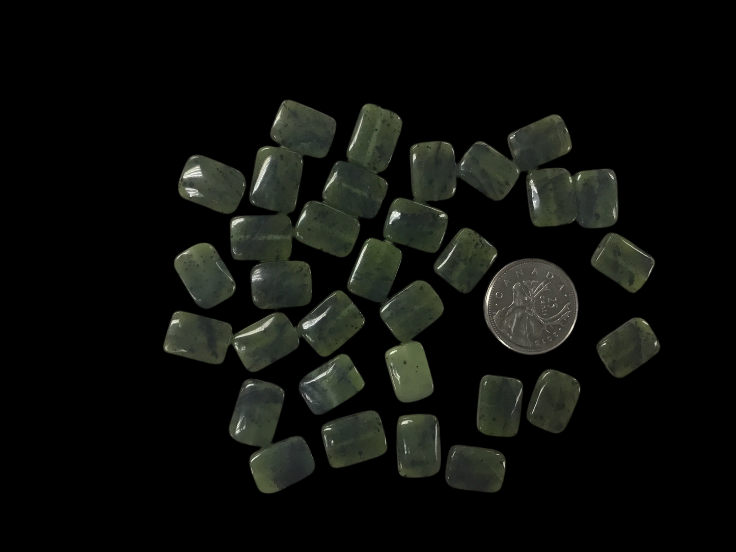 Nephrite Jade Rectangular Bead
