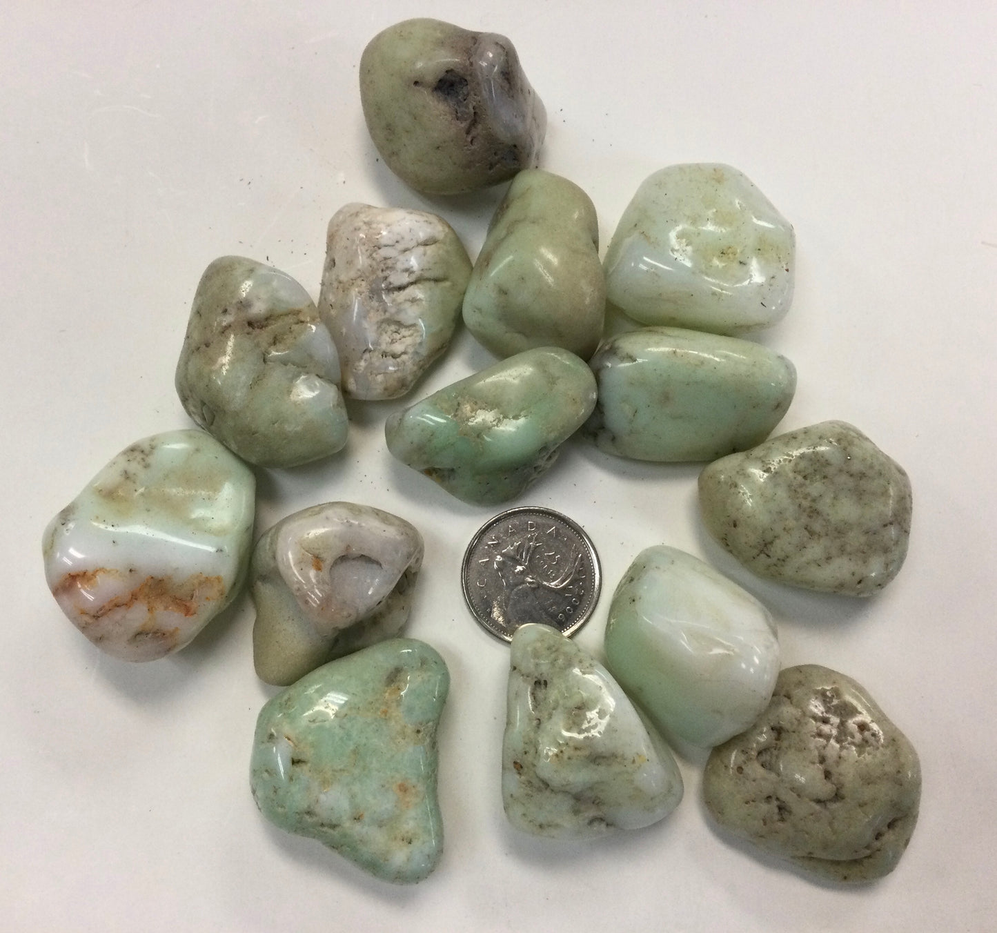 Chrysoprase, Tumbled