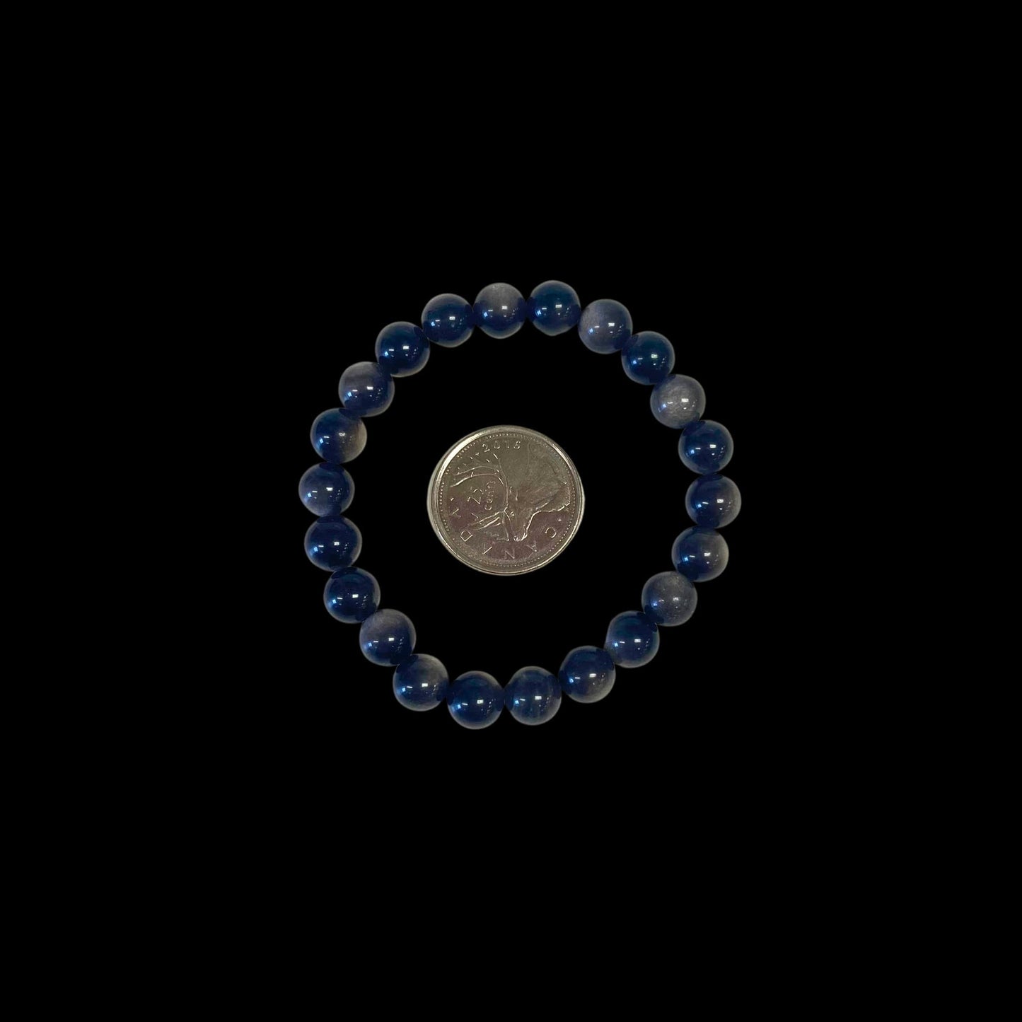 Silversheen Obsidian Bracelet 8mm