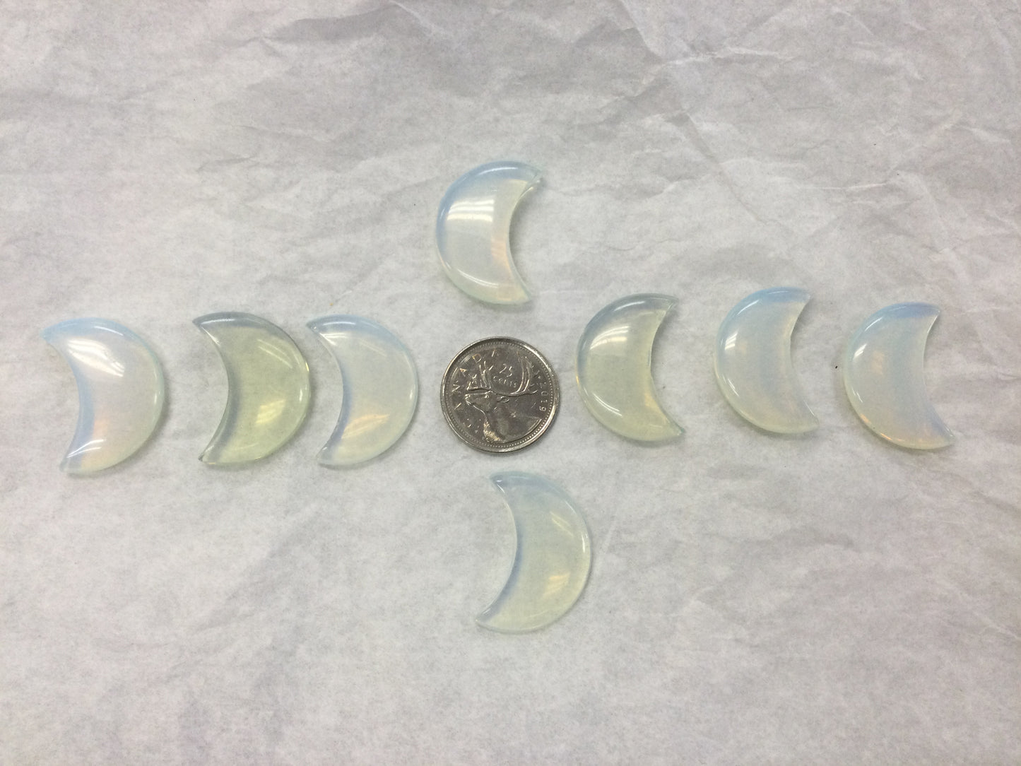 Opalite Crescent Moon