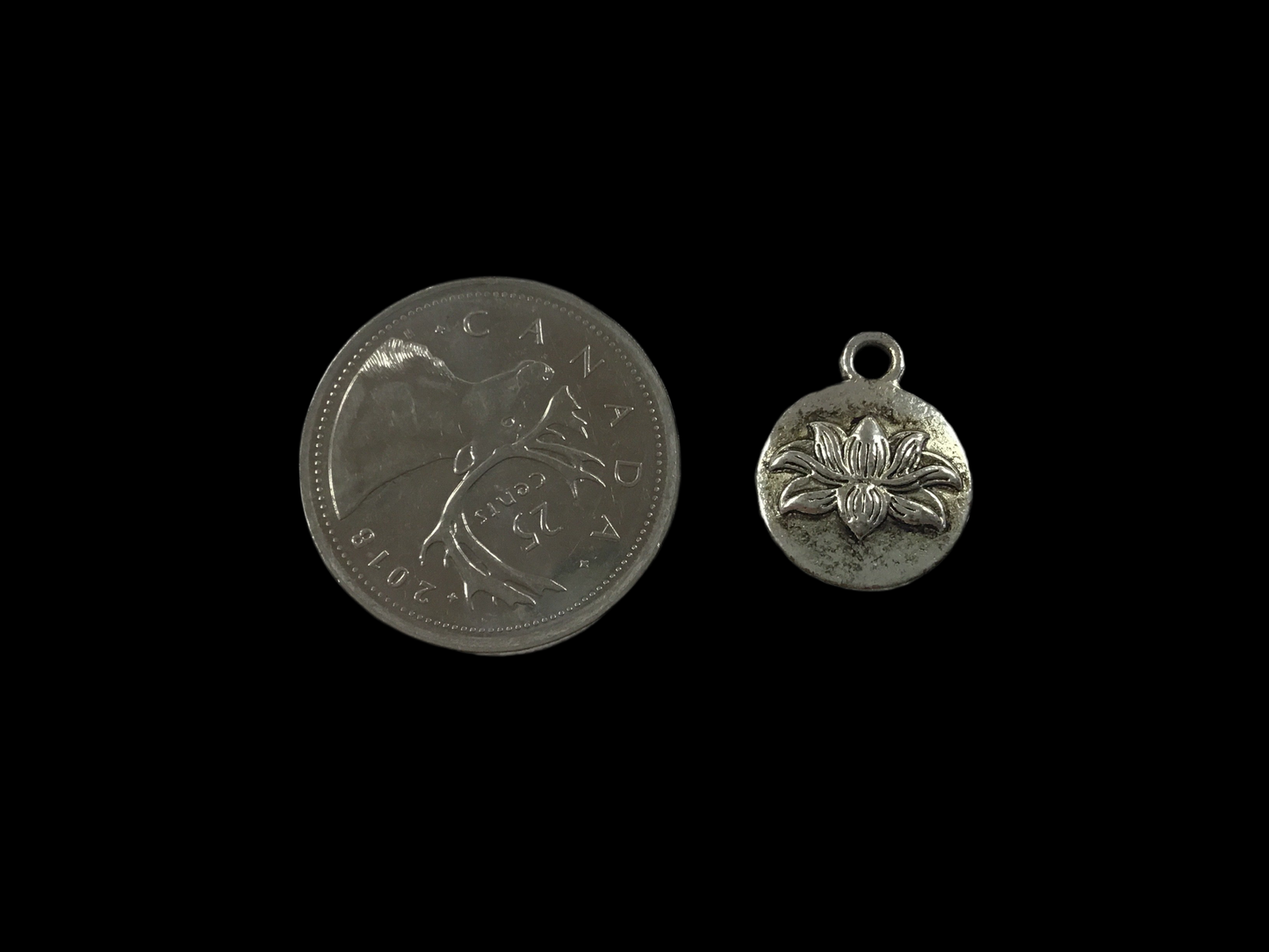 Lotus Circle Charm
