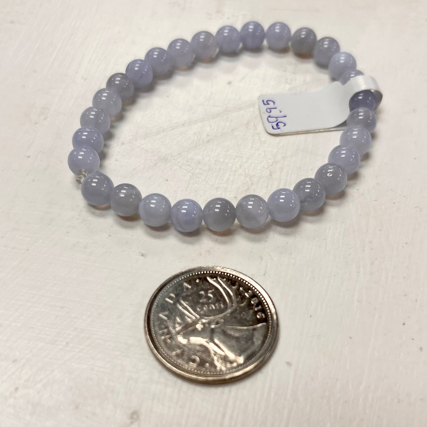 High-Grade Blue Lace Agate Bracelet