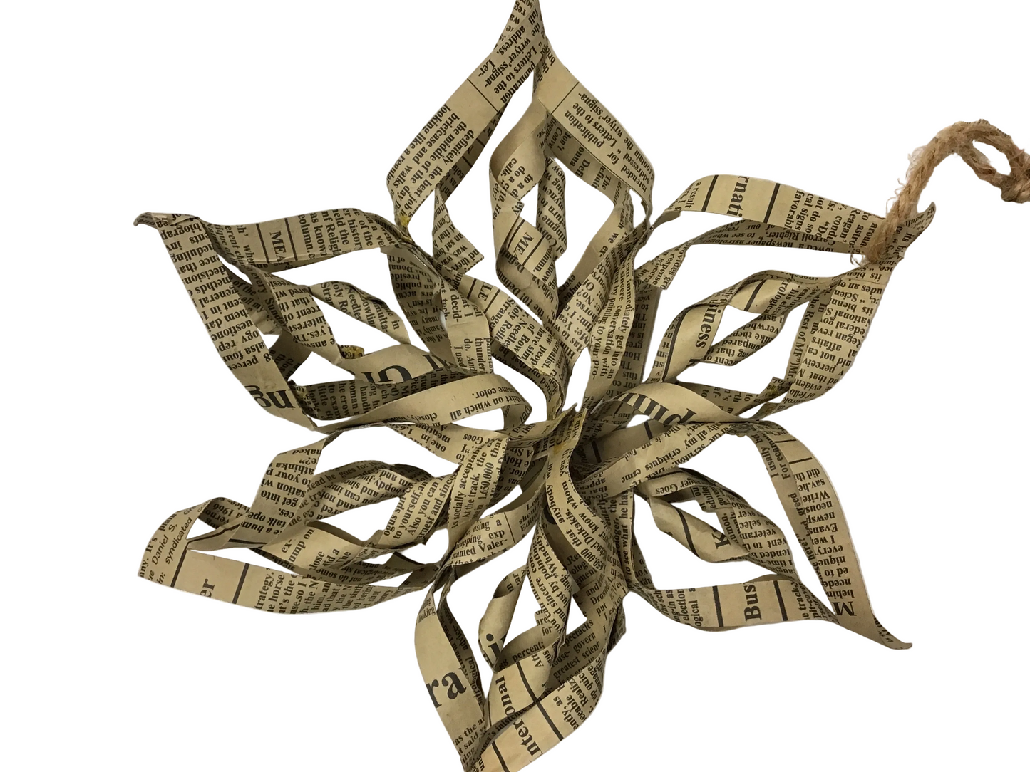 Large Paper Snowflake Ornament