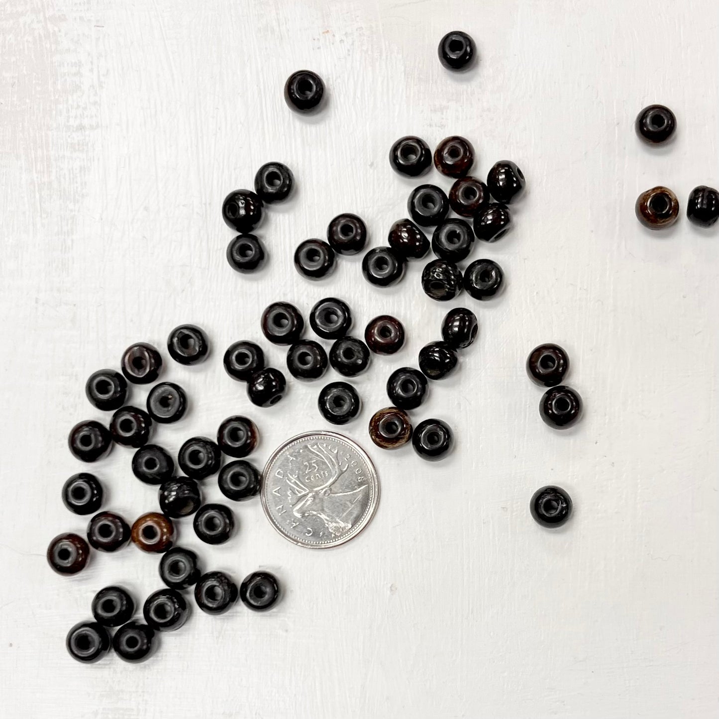 Mixed Dark Wood Beads 8mm