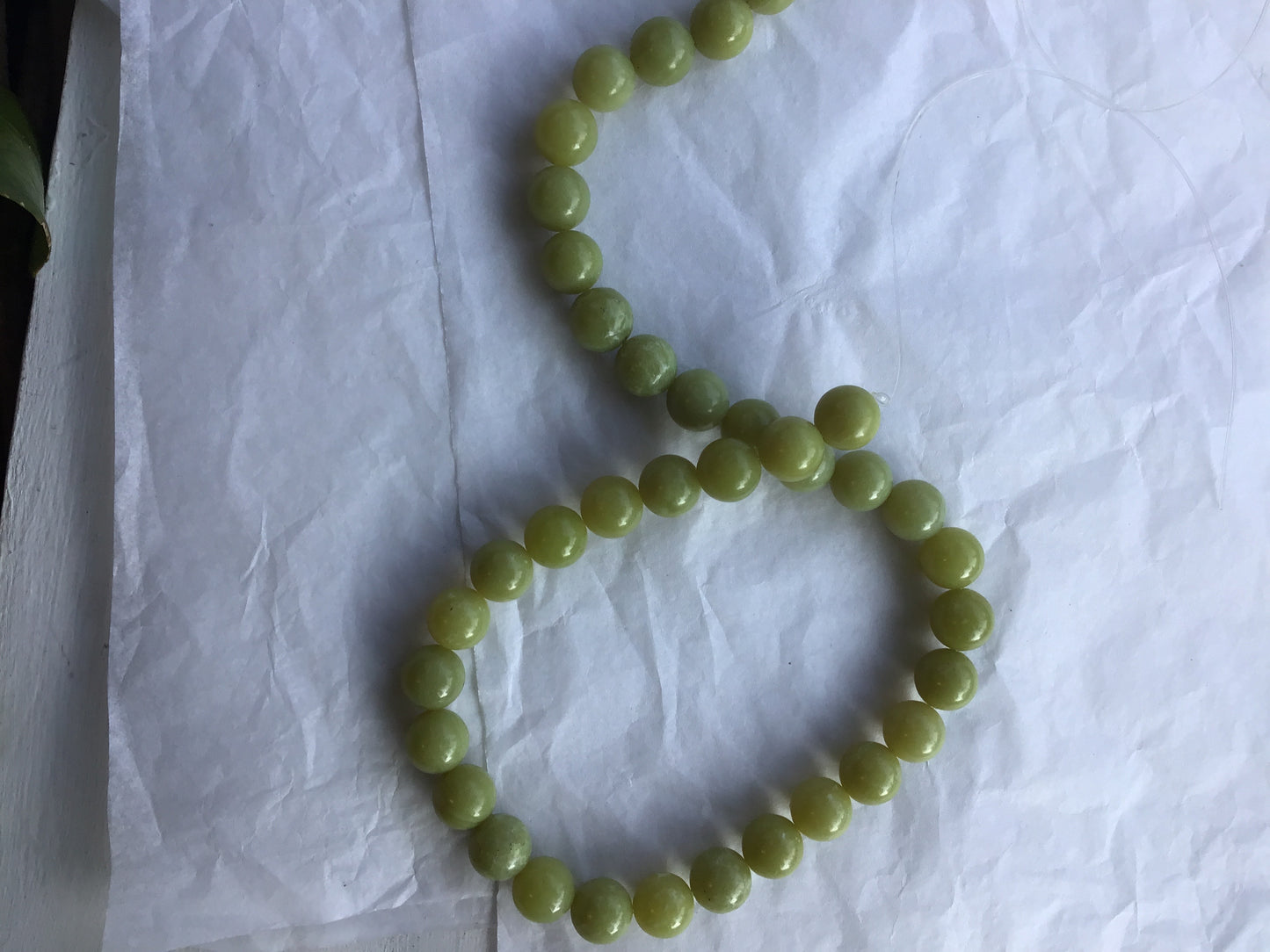 10mm Lemon Jade Strand 15 in