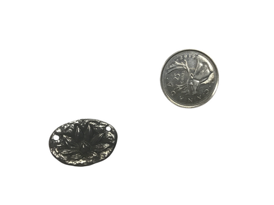 Pewter Lotus Blossom Link