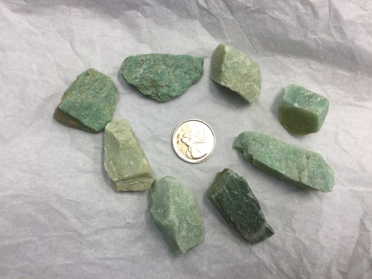 Rough Green Aventurine, Arizona