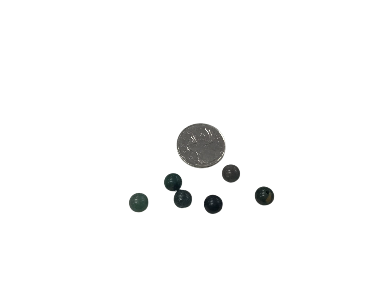 8mm Moss Agate Beads